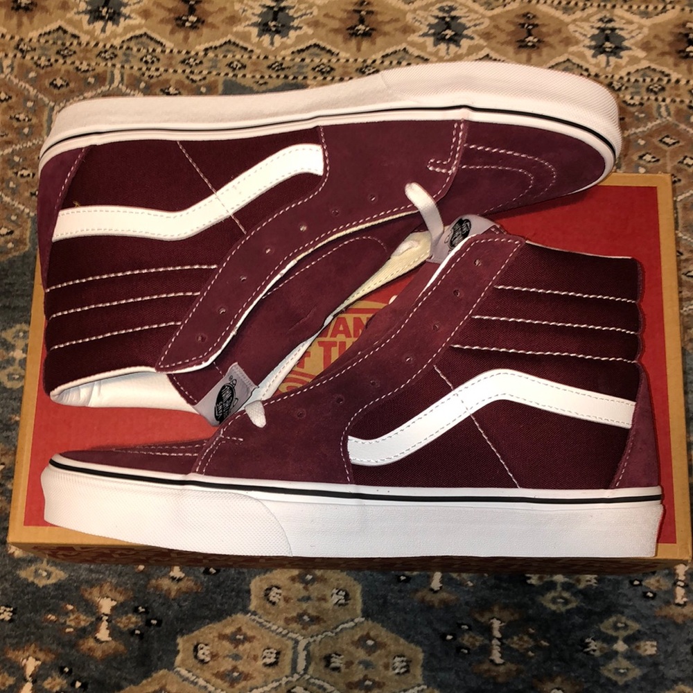 VANS SK8-HI PORT ROYALE SIZE 10 MEN BRAND NEW